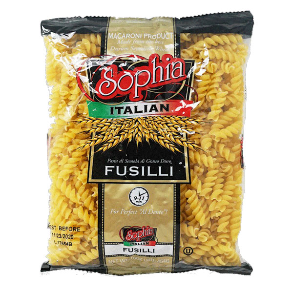 Pasta Fusilli – 16.01 oz (454gr)